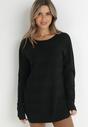 Czarny Sweter Oversize Japhia