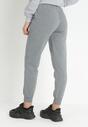 Szare Spodnie Dresowe Ocieplone Kanan