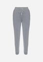 Szare Spodnie Dresowe Ocieplone Kanan