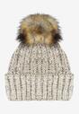 Beżowa Czapka z Pomponem Arosa