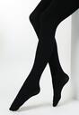 Czarne Rajstopy Wełniane 150 den Gładkie Rolmi