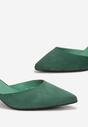 Zielone Sandały Na Słupku z Zakrytą Piętą Lerkas