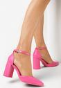 Pantofi cu toc Fucsia