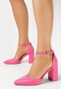 Pantofi cu toc Fucsia