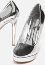 Pantofi stiletto Argintii