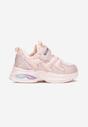 Różowe Buty Sportowe na Grubej Podeszwie Adison