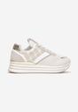 Sneakers Alb cu bej