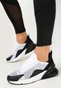 Sneakers Alb cu negru
