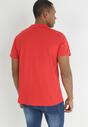 Czerwona Koszulka Polo z Krótkim Rękawem Wakeish