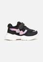 Czarne Buty Sportowe na Rzep Adwar