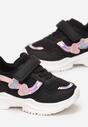 Czarne Buty Sportowe na Rzep Adwar