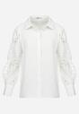 Biała Koszula z Koronkowymi Rękawami Laeneis