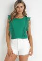 Zielony Top z Koronką Efania