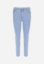 Niebieskie Jeansy Skinny z Efektem Push Up Judia