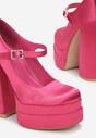 Pantofi cu toc Fucsia