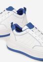Sneakers Alb cu albastru