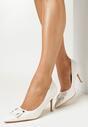 Pantofi stiletto Bej