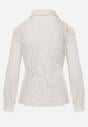 Biała Koronkowa Koszula Zapinana Analeta