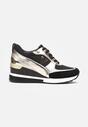 Sneakers Negru cu argintiu
