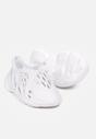 Białe Sneakersy z Pianki Zdobione Wycięciami Harelle