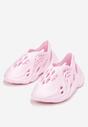 Różówe Sneakersy z Pianki Zdobione Wycięciami Harelle