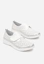 Pantofi casual Alb cu argintiu