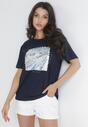 T-shirt Bleumarin