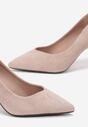 Pantofi stiletto Bej