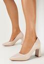 Pantofi cu toc Roz