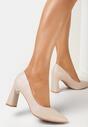 Pantofi cu toc Roz