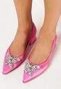 Pantofi cu toc Fucsia