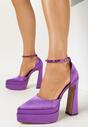Pantofi cu toc Mov