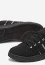 Czarne Sneakersy z Wstawkami Galsoni
