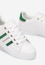 Biało-Zielone Buty Sportowe z Wstawkami Galsoni