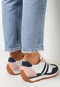 Sneakers Alb cu bleumarin