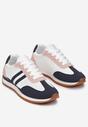 Sneakers Alb cu bleumarin