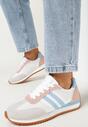 Sneakers Alb cu albastru