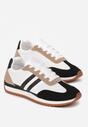 Sneakers Alb cu negru