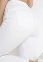 Białe Bawełniane Spodnie Skinny Brendalisa