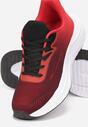 Czerwone Buty Sportowe z Ozdobnym Efektem Ombre Onalia