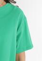 Zielony Krótki T-shirt Oversize Lilu
