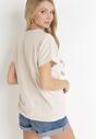T-shirt Bej deschis