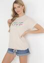 T-shirt Bej deschis
