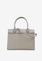 Szara Torebka Shopper z Imitacji Skóry Catlyn