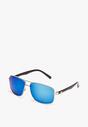 Niebieskie Okulary Przeciwsłoneczne z Barwionymi Soczewkami Hatum