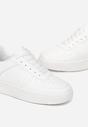 Białe Sneakersy na Platformie Zerassa