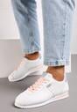 Białe Sneakersy Sznurowane Atheleta