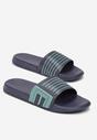 Papuci Bleumarin cu albastru