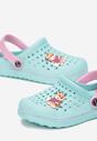 Papuci Verde cu roz