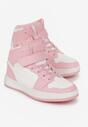 Pantofi sport Alb cu roz